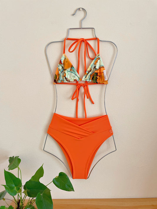 Mini conjunto de bikini abstracto