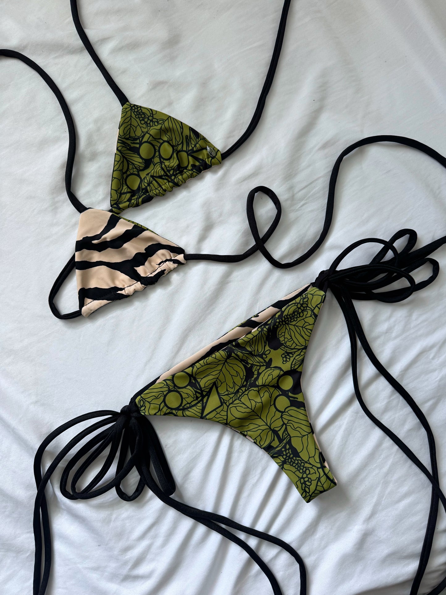 Zebra Bikini Mini Set