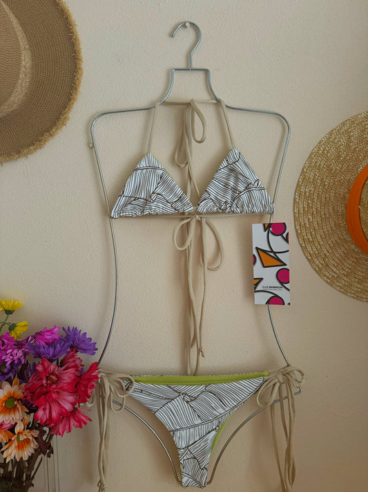 Mini conjunto de bikini geométrico