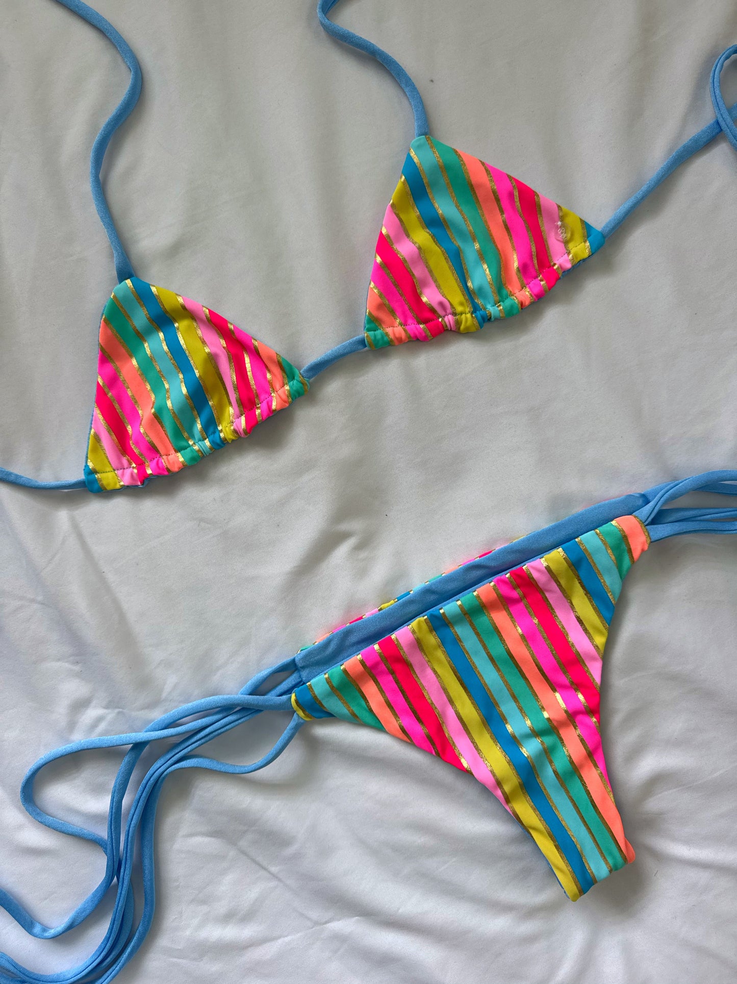 Rainbow Bikini Mini Set